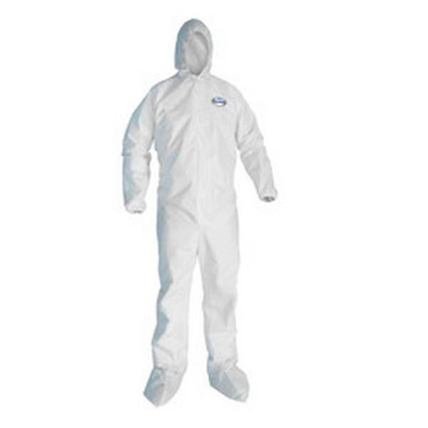 Coverall Protective Kleenguard A20 Disposable Large White 24/Ca